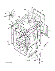 02 - Body Parts parts for Ge Range JBP60BC4WH from AppliancePartsPros.com