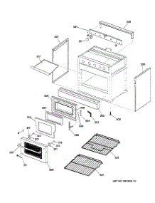 03 - Case & Door parts for Ge Range ZGS30N4ASS from AppliancePartsPros.com