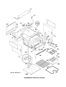 03 - Body Parts parts for Ge Range JDP40WB2CC from AppliancePartsPros.com