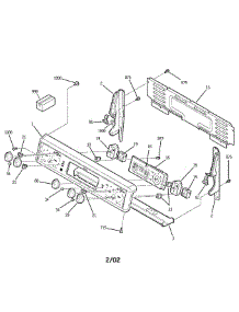 Control Panel parts for Ge Range JBP78DD1BB from AppliancePartsPros.com