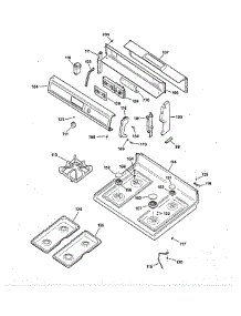 Control Panel & Cooktop parts for Ge Range JGBP32SEF1SS from AppliancePartsPros.com
