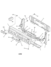 Control Panel parts for Ge Range JBP71BF1CT from AppliancePartsPros.com