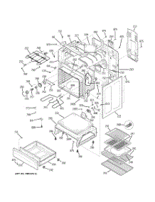 03 - Body Parts parts for Ge Range JBP91BF1BB from AppliancePartsPros.com