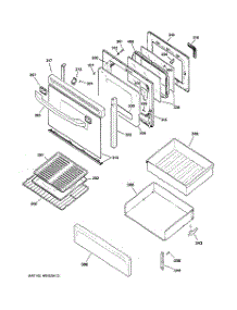 04 - Door & Drawer Parts parts for Ge Range EGR3001ED1SS from AppliancePartsPros.com