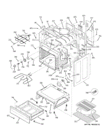 03 - Body Parts parts for Ge Range JBP69CD1CC from AppliancePartsPros.com