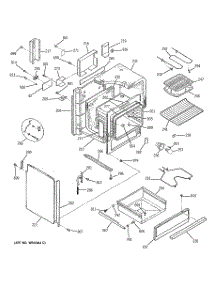 02 - Body Parts parts for Ge Range JSS26BD1BB from AppliancePartsPros.com