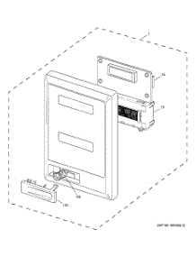 01 - Microwave Control Panel parts for Ge Oven JTP85WA5WW from AppliancePartsPros.com