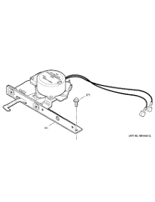 07 - Door Lock parts for Ge Oven JTP85WA5WW from AppliancePartsPros.com