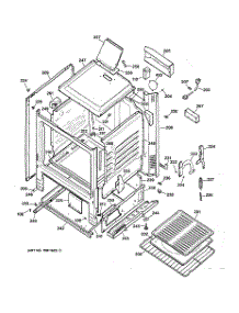03 - Body Parts parts for Ge Range JGBS04BEA3AD from AppliancePartsPros.com