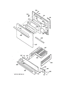 04 - Door & Drawer Parts parts for Ge Range JGBS15PEA3AD from AppliancePartsPros.com