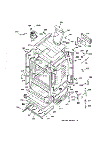 03 - Body Parts parts for Ge Range JGBP79WEB2WW from AppliancePartsPros.com