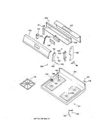 02 - Control Panel & Cooktop parts for Ge Range JGBS21PEC2WW from AppliancePartsPros.com