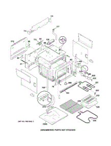 03 - Body Parts parts for Ge Range JDP40WB1WW from AppliancePartsPros.com