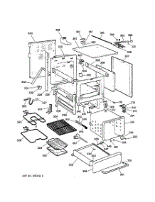 02 - Body Parts parts for Ge Range JB970SB2SS from AppliancePartsPros.com