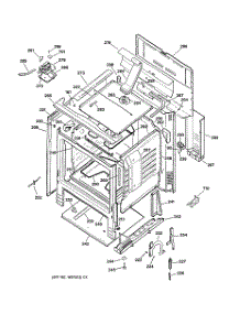 02 - Body Parts parts for Ge Range JBP60BC1WH from AppliancePartsPros.com