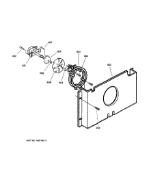 04 - Fan parts for Ge Range JB970SB2SS from AppliancePartsPros.com