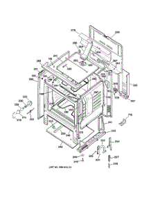 02 - Body Parts parts for Ge Range JBS61BC1AD from AppliancePartsPros.com