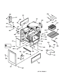 03 - Body Parts parts for Ge Range JBP58LY2WH from AppliancePartsPros.com