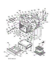 03 - Body Parts parts for Ge Range JBP79BB4BB from AppliancePartsPros.com