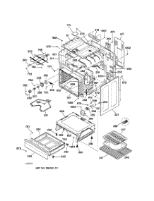 03 - Body & Drawer Parts parts for Ge Range JBP24DB4WH from AppliancePartsPros.com