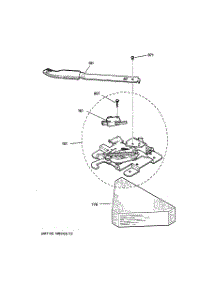 05 - Door Lock parts for Ge Range JBP26BB4AD from AppliancePartsPros.com