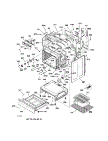 03 - Body & Drawer Parts parts for Ge Range JBP78WB4WW from AppliancePartsPros.com