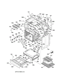 03 - Body & Drawer Parts parts for Ge Range JBP26BB4WH from AppliancePartsPros.com