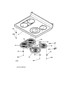 02 - Cooktop parts for Ge Range JB965SC1SS from AppliancePartsPros.com