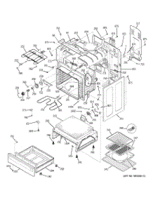 03 - Body Parts parts for Ge Range JBP85BB4BB from AppliancePartsPros.com
