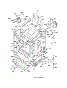 03 - Body Parts parts for Ge Range JGBP40BEC1WH from AppliancePartsPros.com