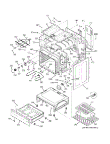 03 - Body Parts parts for Ge Range JBP48AB4AA from AppliancePartsPros.com