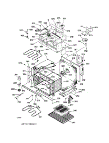 04 - Oven Body & Microwave Support parts for Ge Oven JTP85WA3WW from AppliancePartsPros.com