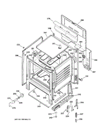 02 - Body Parts parts for Ge Range JBS08PIC1WW from AppliancePartsPros.com