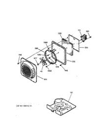 05 - Fan & Door Lock parts for Ge Range JB940WB4WW from AppliancePartsPros.com