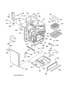 02 - Body & Drawer Parts parts for Ge Range JSS26BW3BB from AppliancePartsPros.com