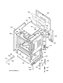 02 - Body Parts parts for Ge Range JBS26C1WH from AppliancePartsPros.com