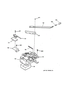05 - Door Lock parts for Ge Range JBP62BY1AD from AppliancePartsPros.com