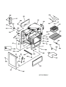 03 - Body Parts parts for Ge Range JBP58LY1WH from AppliancePartsPros.com