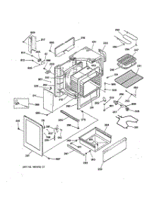 03 - Body Parts parts for Ge Range JBP62BY2AD from AppliancePartsPros.com