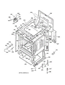 02 - Body Parts parts for Ge Range JBP61WC1WW from AppliancePartsPros.com