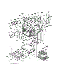 03 - Body & Drawer Parts parts for Ge Range JBP79CB2CC from AppliancePartsPros.com