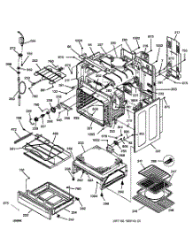 03 - Body & Drawer Parts parts for Ge Range JB940BB2BB from AppliancePartsPros.com