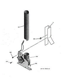 05 - Blower parts for Ge Range JSP26BW4WH from AppliancePartsPros.com