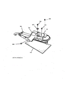 04 - Door Lock parts for Ge Range JSP34BW4BB from AppliancePartsPros.com
