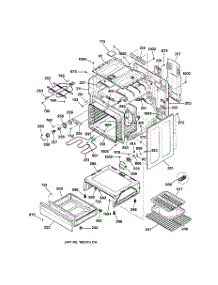 03 - Body & Drawer Parts parts for Ge Range JBP48BB2BB from AppliancePartsPros.com