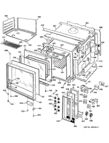 03 - Section3 parts for Ge Range JHP56GN7WH from AppliancePartsPros.com