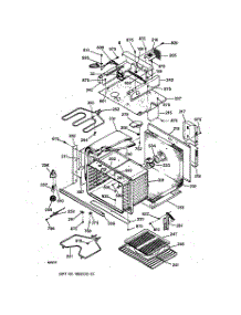 05 - Oven Body parts for Ge Oven JTP85WW2WW from AppliancePartsPros.com