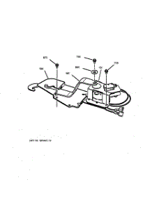 06 - Door Lock parts for Ge Oven JTP85BA2BB from AppliancePartsPros.com