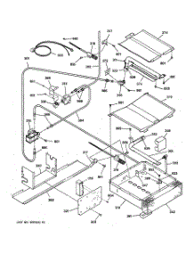 06 - Oven Burner parts for Ge Range JGSP23WEV2WW from AppliancePartsPros.com