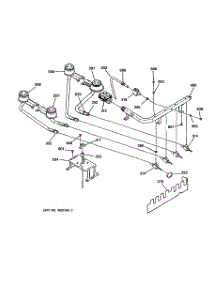 05 - Surface Burner Parts parts for Ge Range JGSP20GET1BB from AppliancePartsPros.com